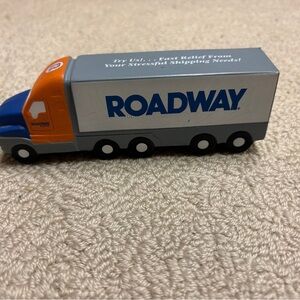 Blue and Orange Toy Truck